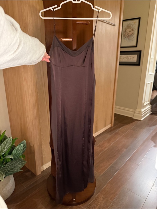 Free People Dresses & Skirts - Free People Brown Maxi Slip Dress